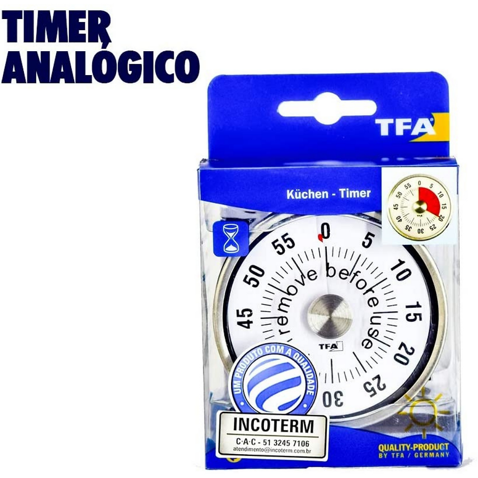 Miniatura: TIMER ANALÓGICO PARA COZINHA | INCOTERM