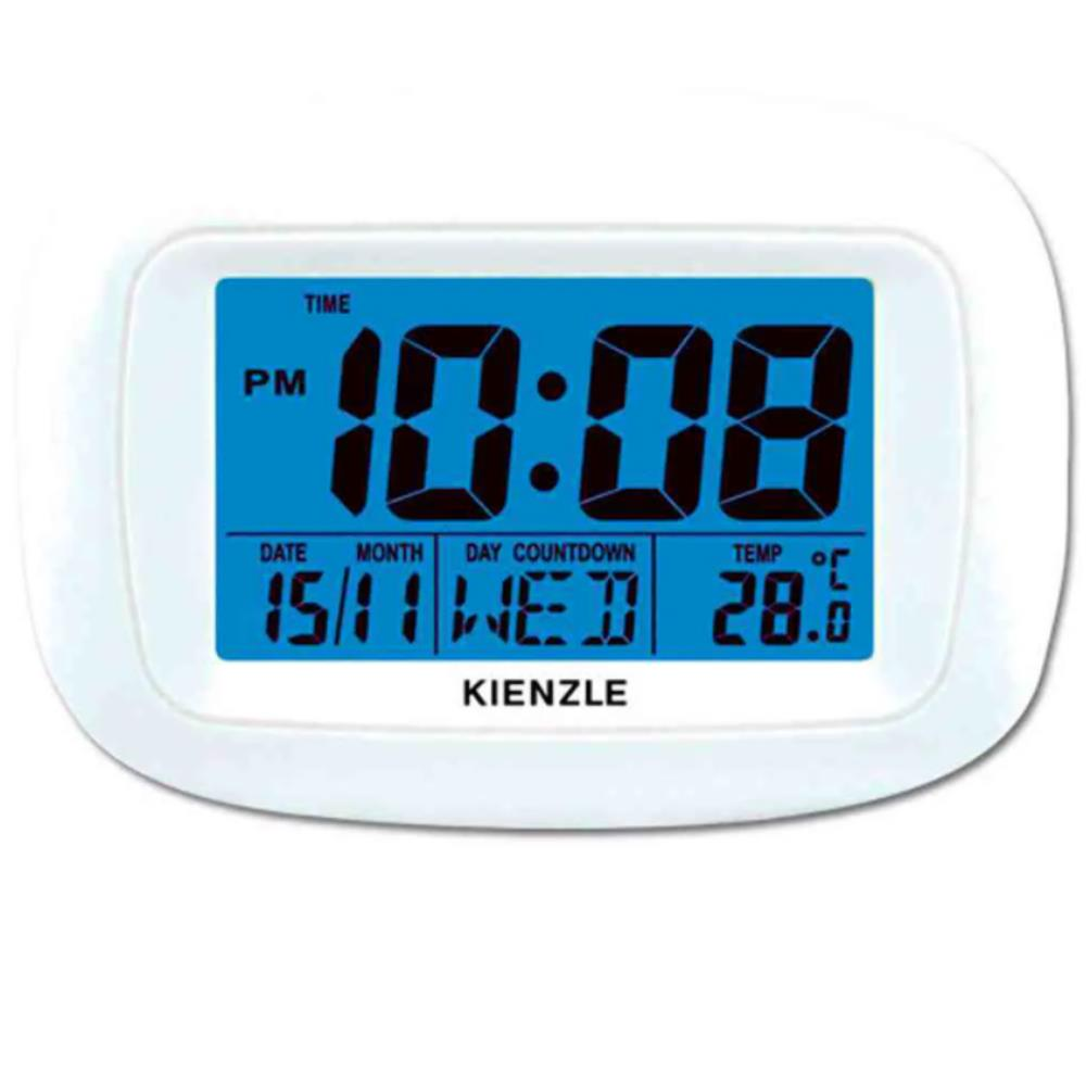 RELÓGIO DESPERTADOR DIGITAL DIG MAXX C/ ALARME/CALEND/TEMP | KIENZLE