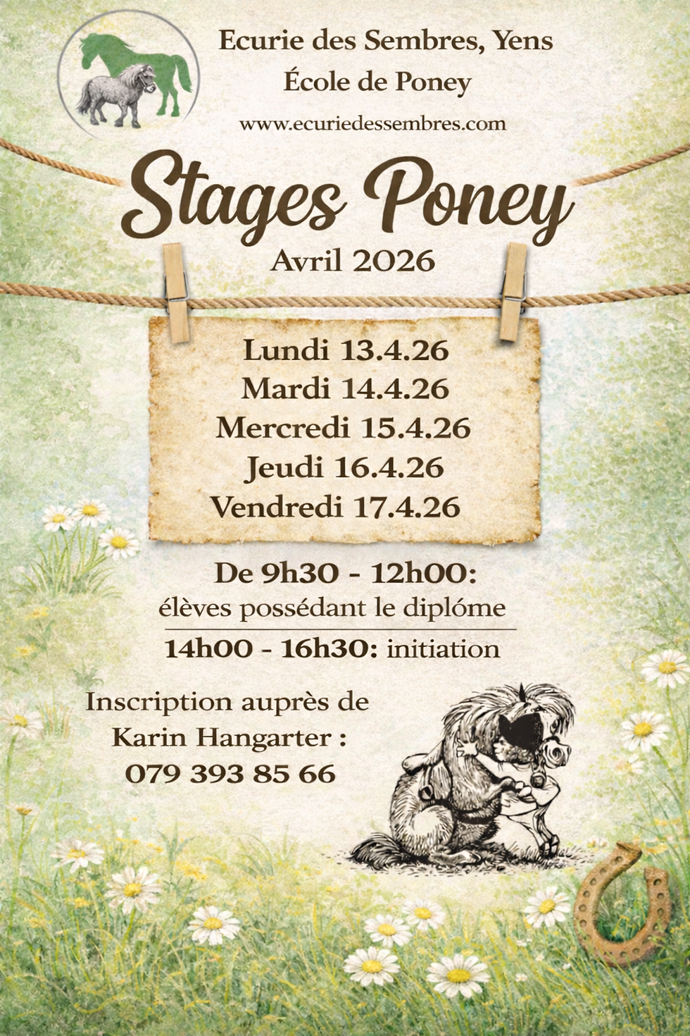 Stages de Printemps 2026