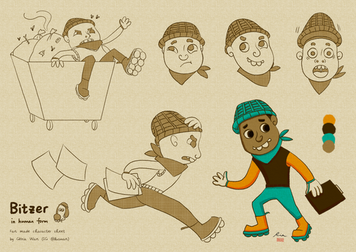 Bitzer The Dog - Fan Made Character Sheet