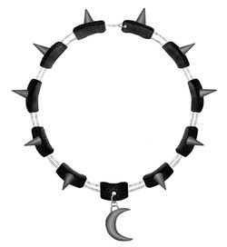 Spiked necklace