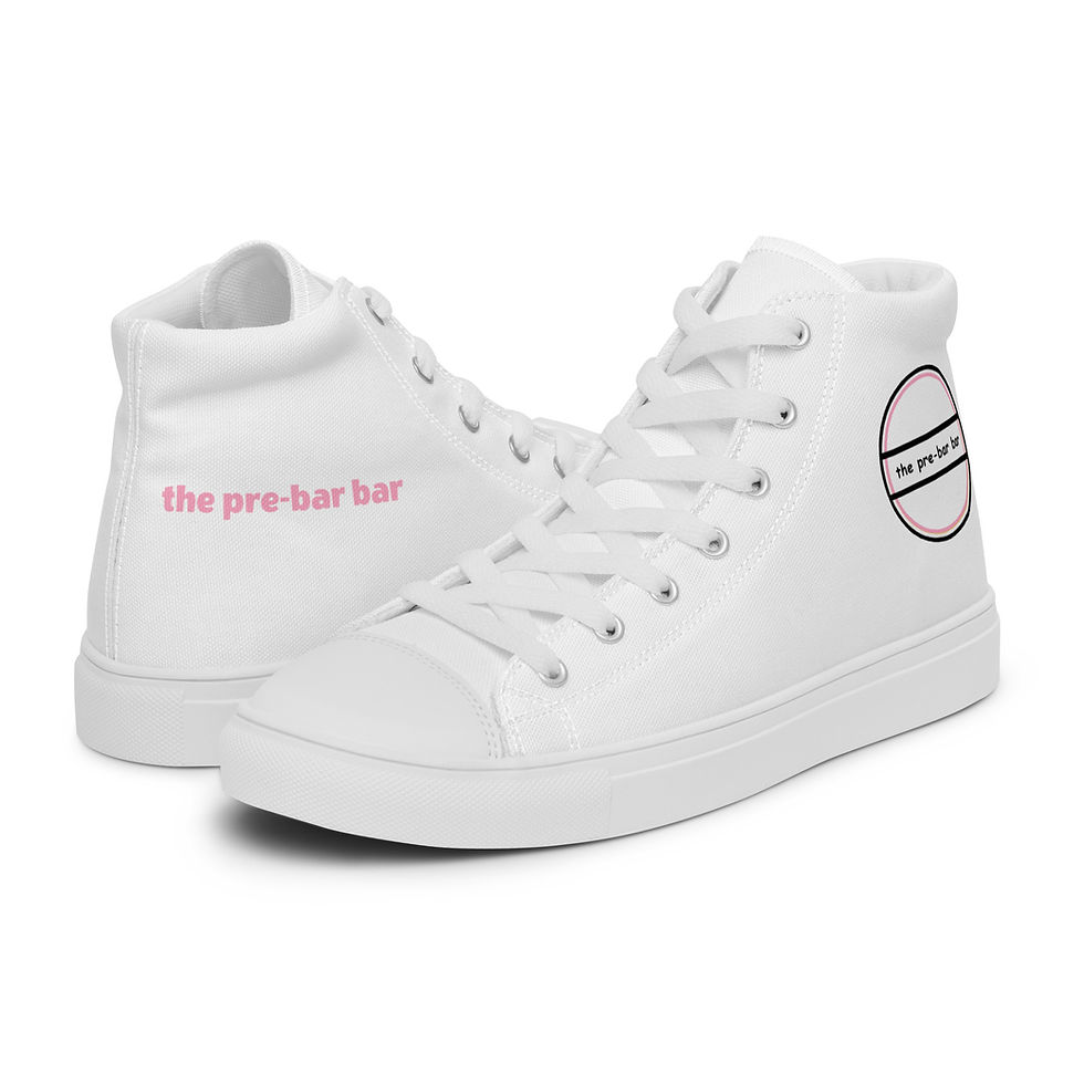 Thumbnail: High Top Shoes (Pink Accent) - Men's