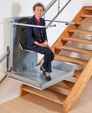 Plattformtreppenlift innen