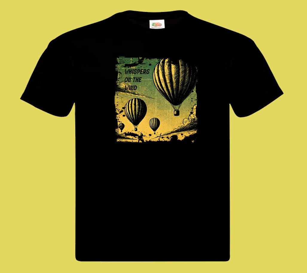 Whispers on the Wind Retro Ballooning - Hot Air Balloon T-Shirt