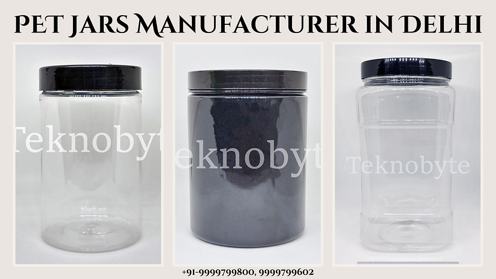 PET Jars Manufacturer in Delhi