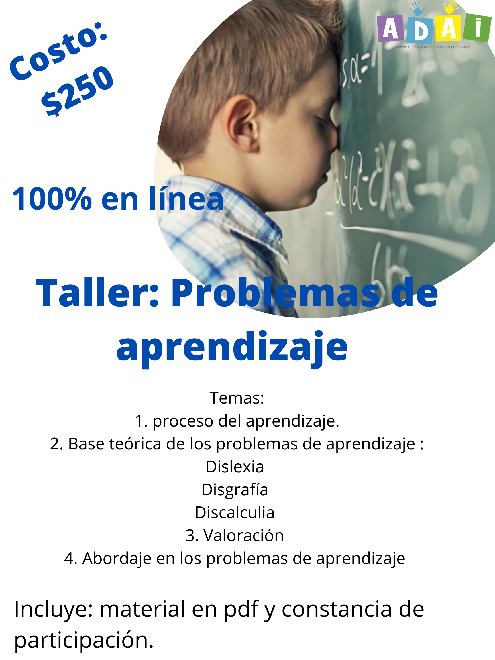 Taller : Problemas de aprendizaje