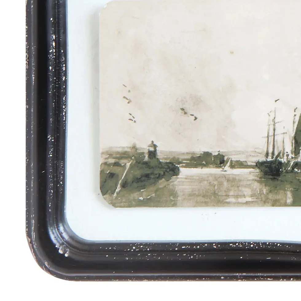Thumbnail: Distressed Wood Framed Wall Decor, 4 Styles