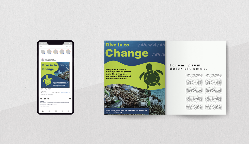 Social Media Post & Magazine Spread