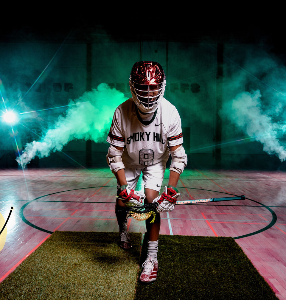 Media Day Photo of Lacrosse player Denver CO