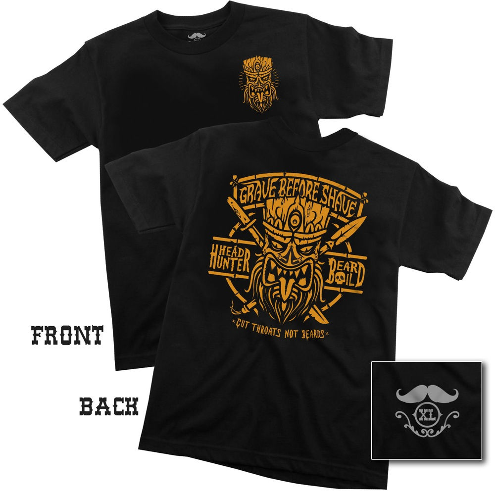 Grave Before Shave Head Hunter Oil Shirt