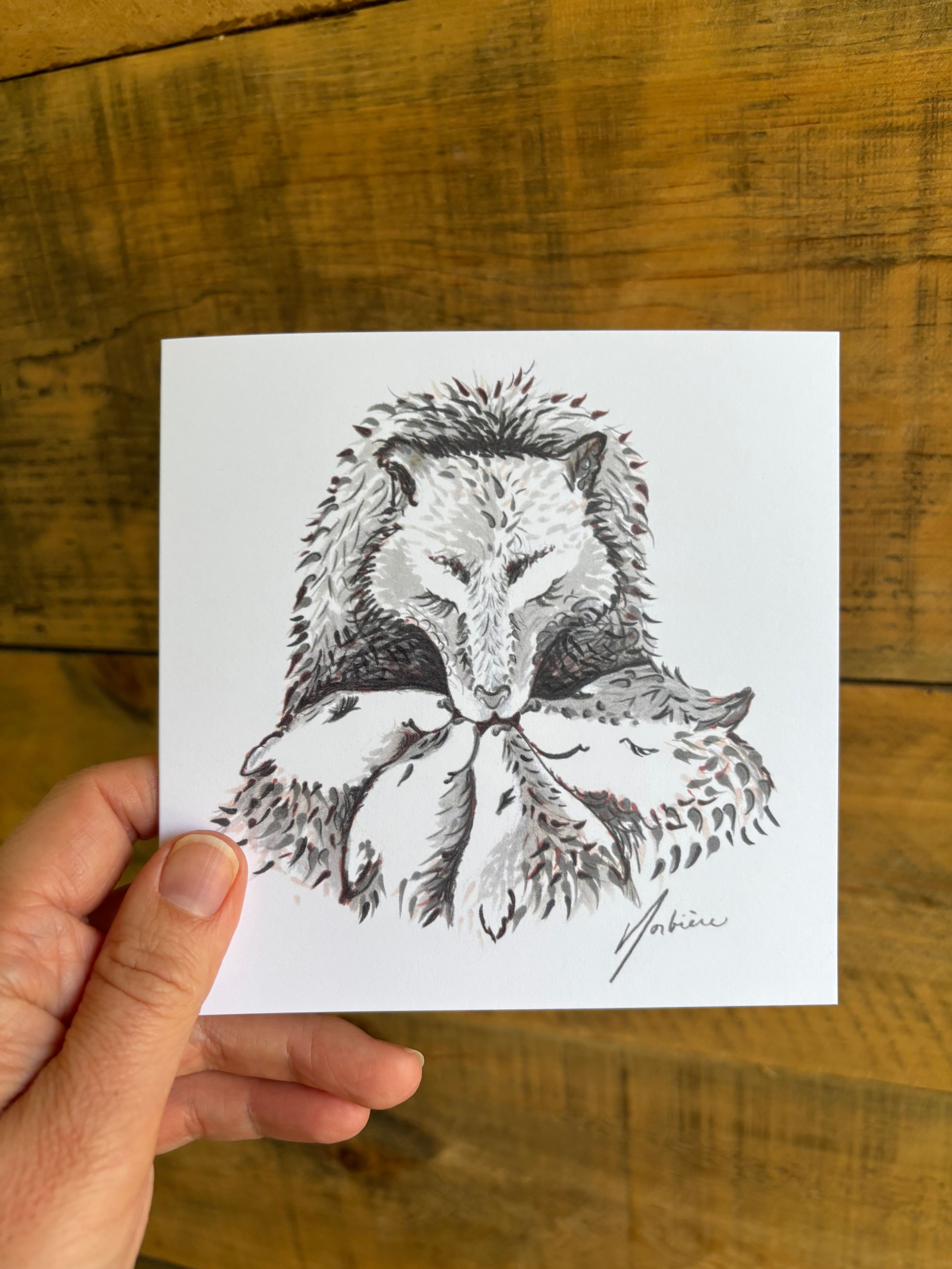 Carte de souhaits - La tribu