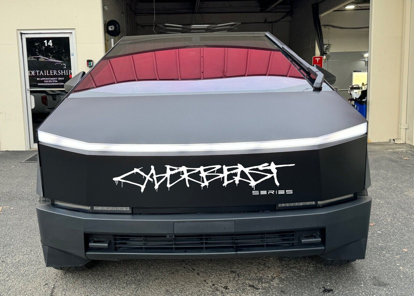 Front Grill Cyberbeast Series Graffiti Vinyl