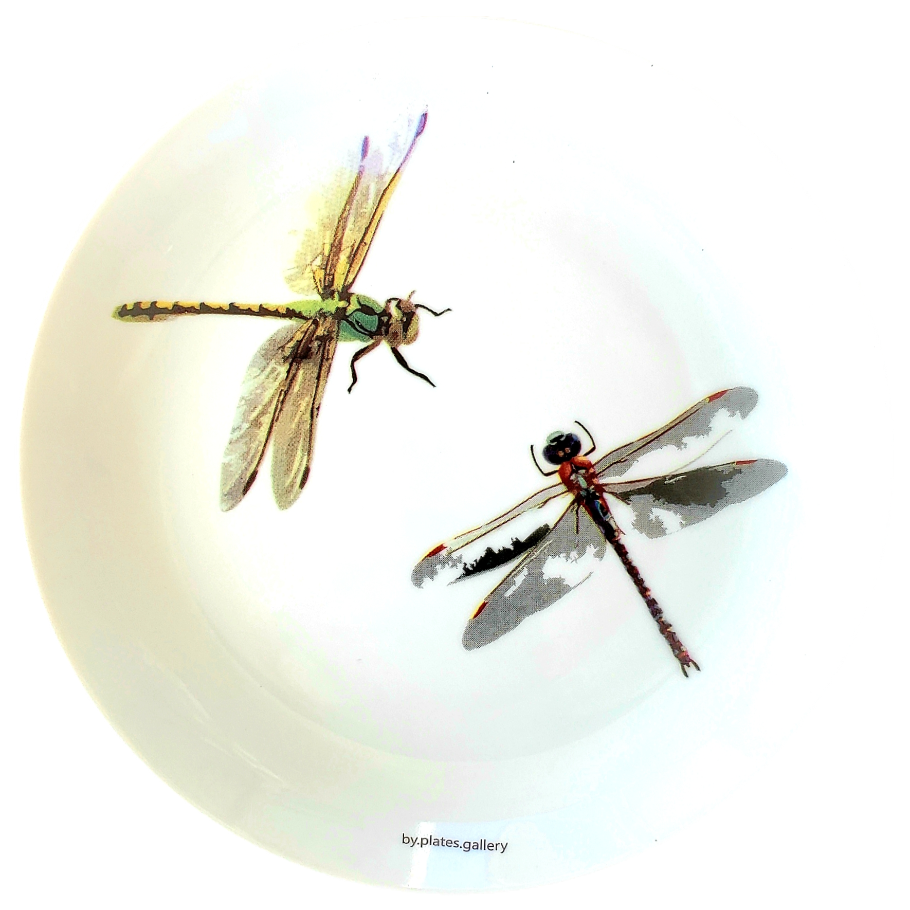 Prato de Porcelana Libélula - 19 cm