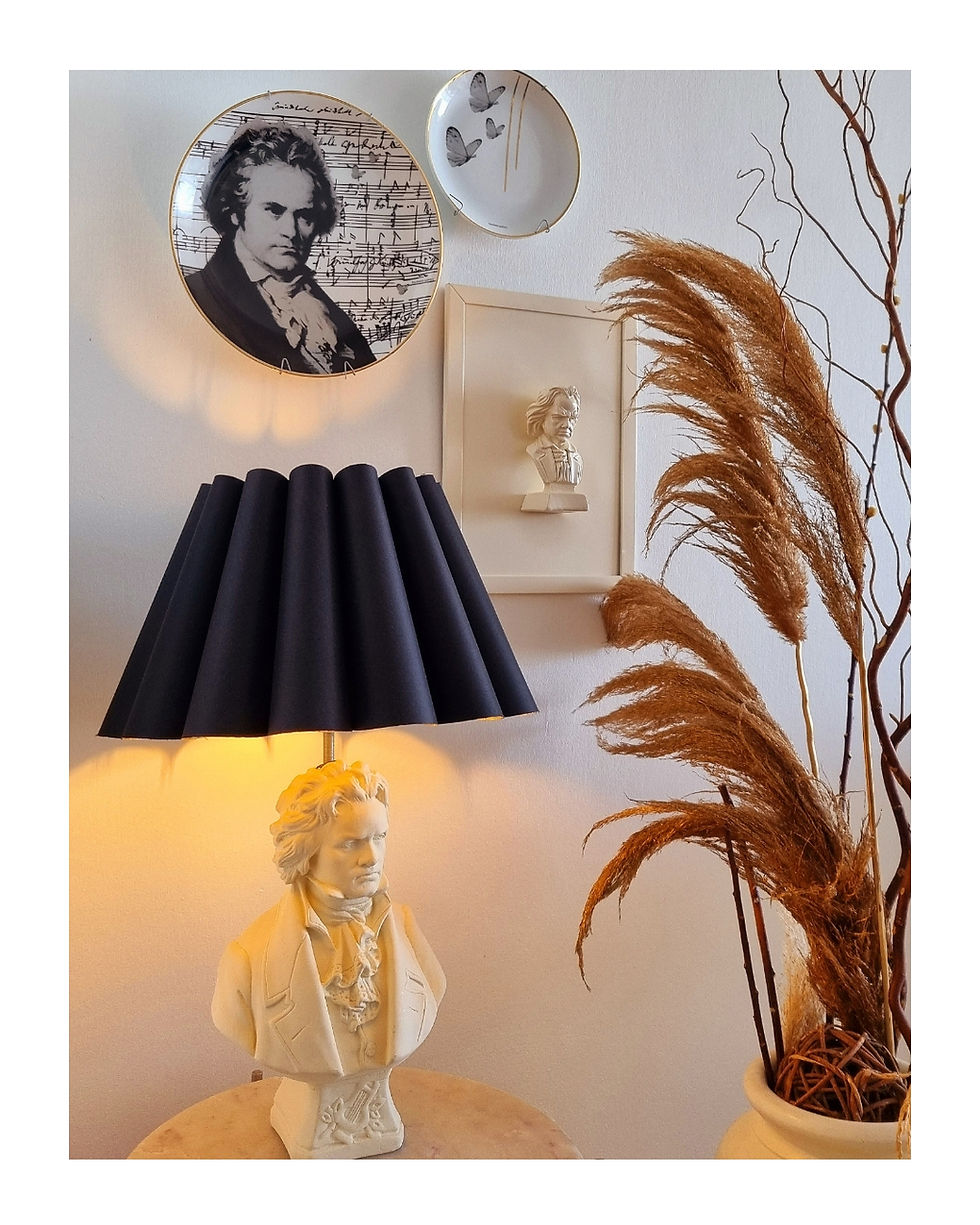 Miniatura: Base Luminária Beethoven, Off-White