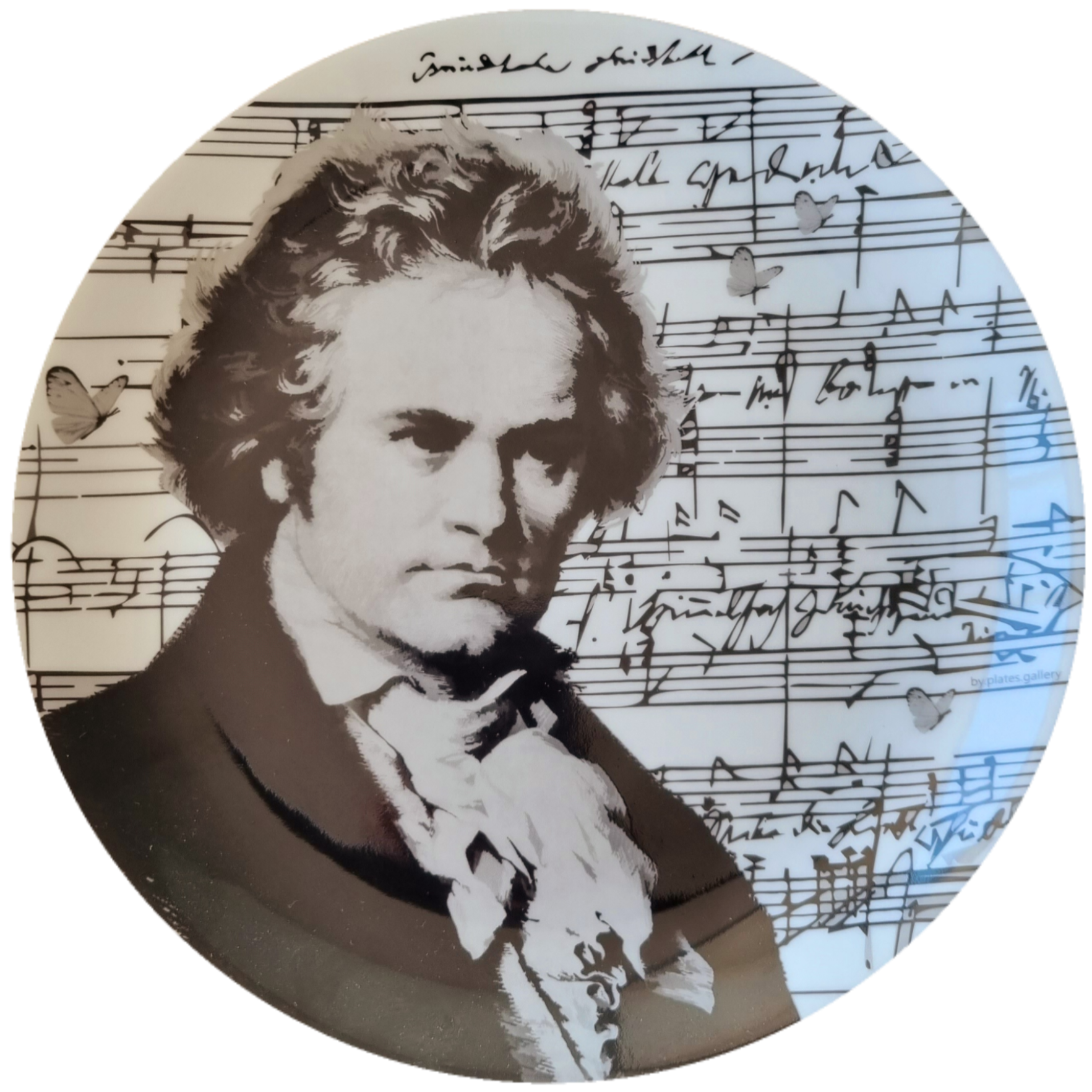 Prato de Porcelana Beethoven - 27,5 cm