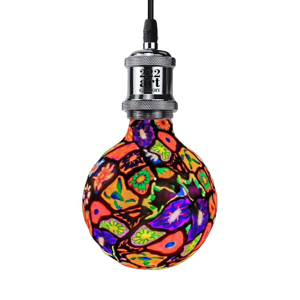 Miniatura: Lâmpada Noite Florida - 4W E27 G128 Iluminação Elegante e Aconchegante