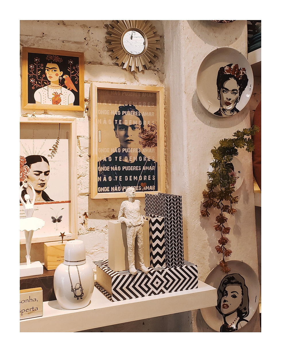 Miniatura: Prato de Porcelana Frida Kahlo - Red&Blue Classic - 27 cm