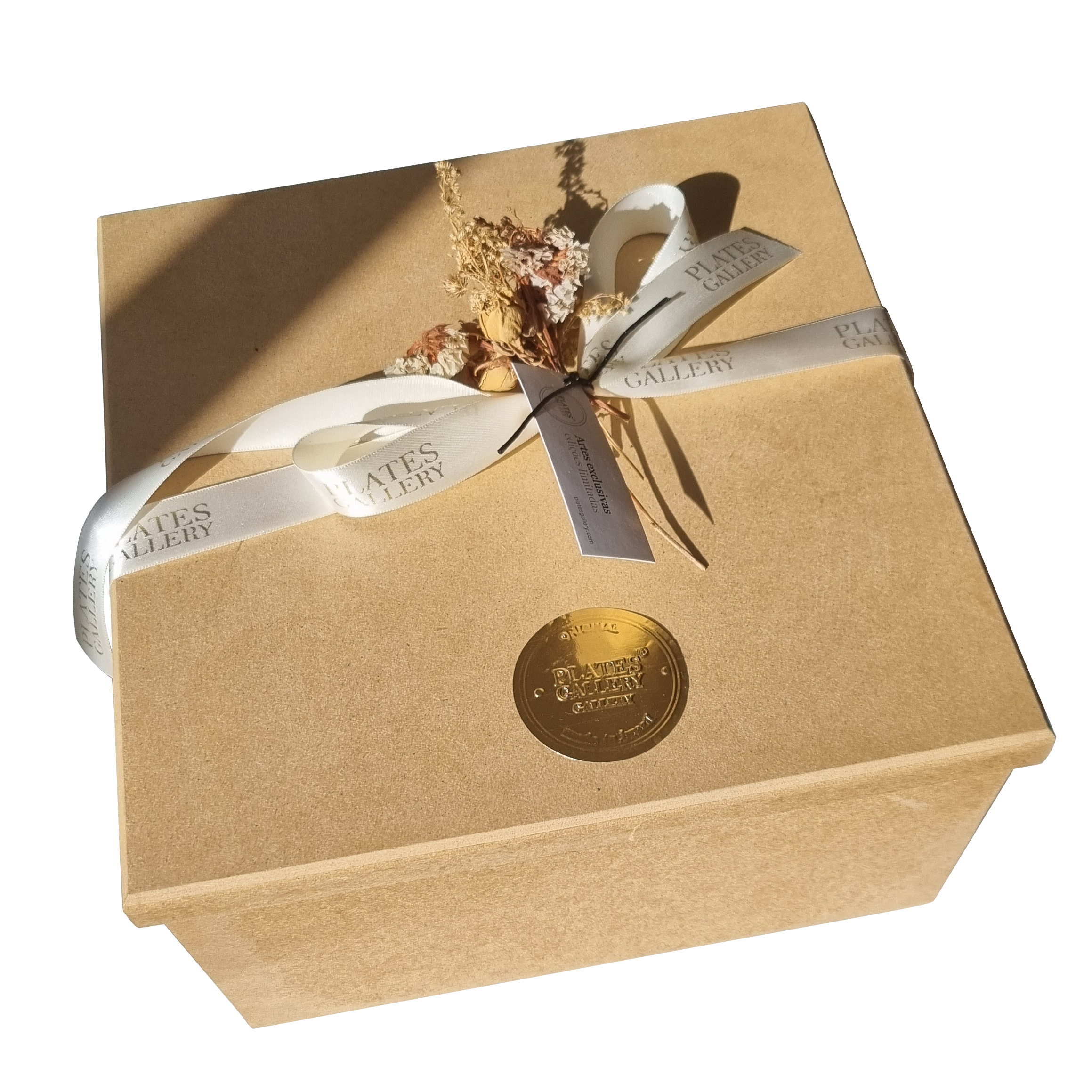 Caixa para presente de MDF 26x26x15 cm