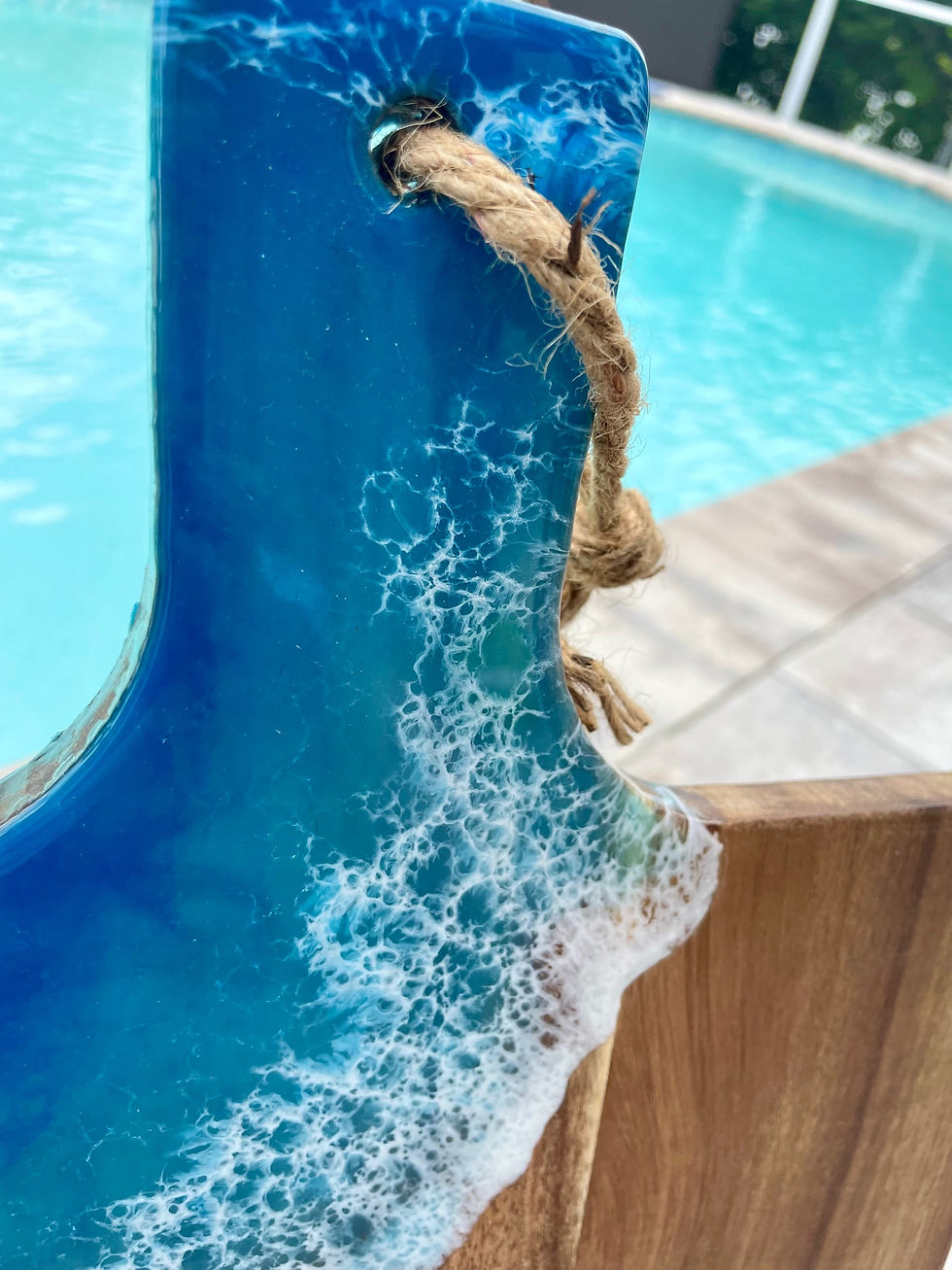Thumbnail:  Ocean Wave Square Charcuterie Board