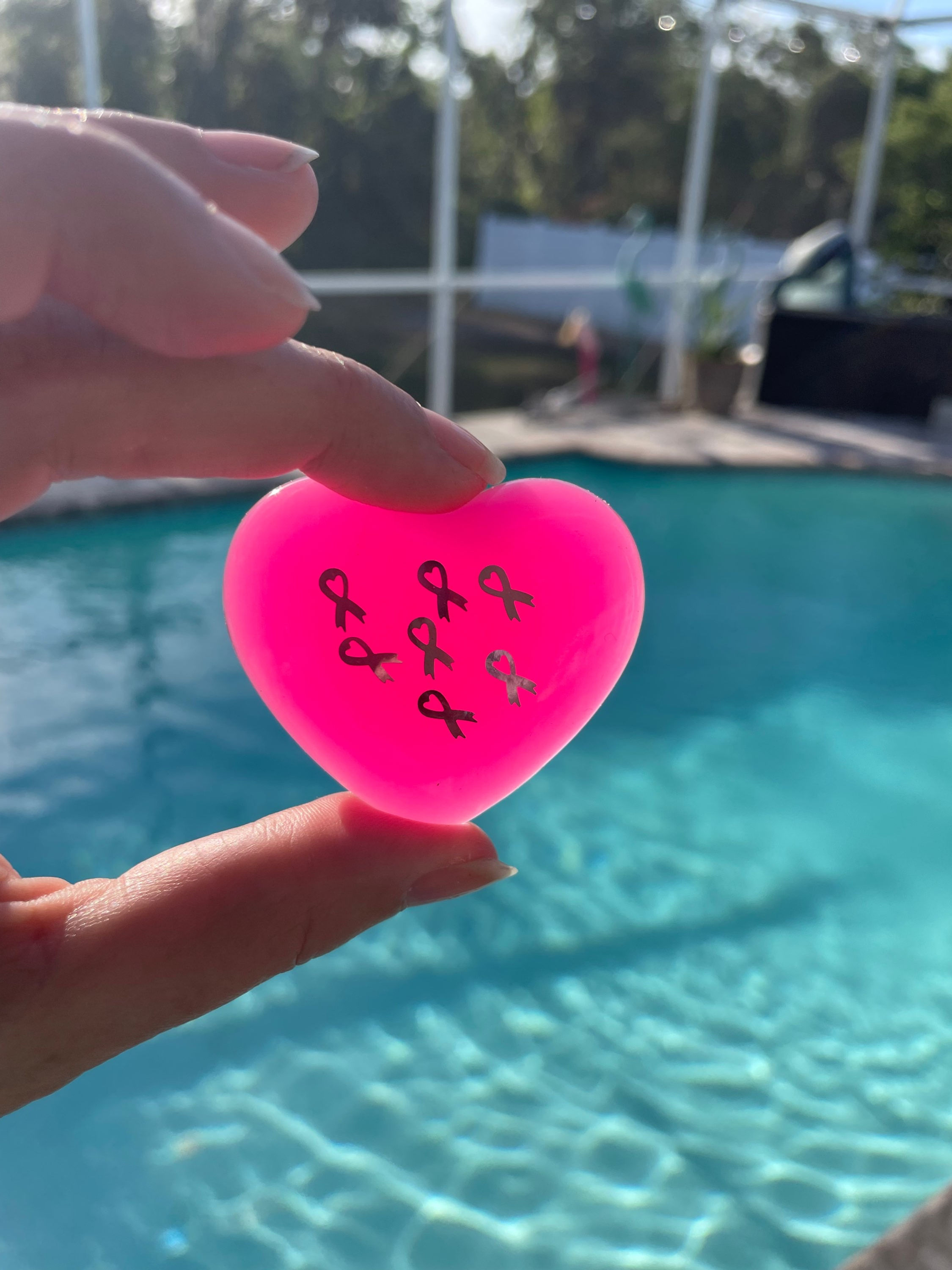 Send a Cancer Ribbon Pocket Hug