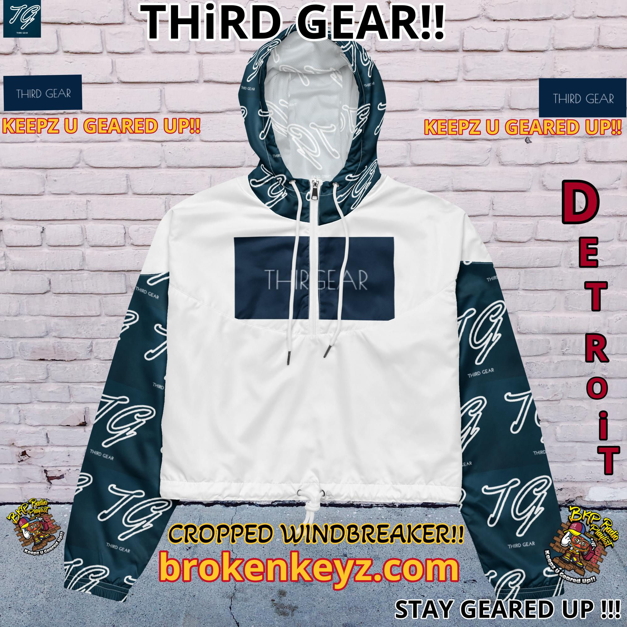THiRD GEAR!! Women’s cropped windbreaker