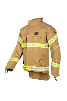 Uniforme Belgica para bomberos color arena, resistente al fuego, SIOEN Panama