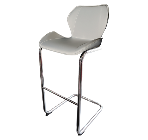 Silla de tela blanca