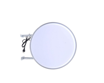 CAJAD DE LUZ REDONDO PLATEADO