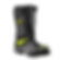 Botas de bombero, color negro con amarillo, bota alta resistente contra altas temperaturas y resistente a líquidos, modelo Fire Eagle Vario (Fuego). haix panama
