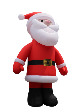 Inflable personalizado de Santa vestido de rojo 