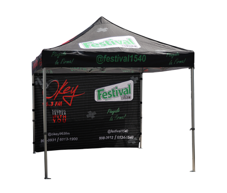 Tolda Premium 3 x 3 m con pared