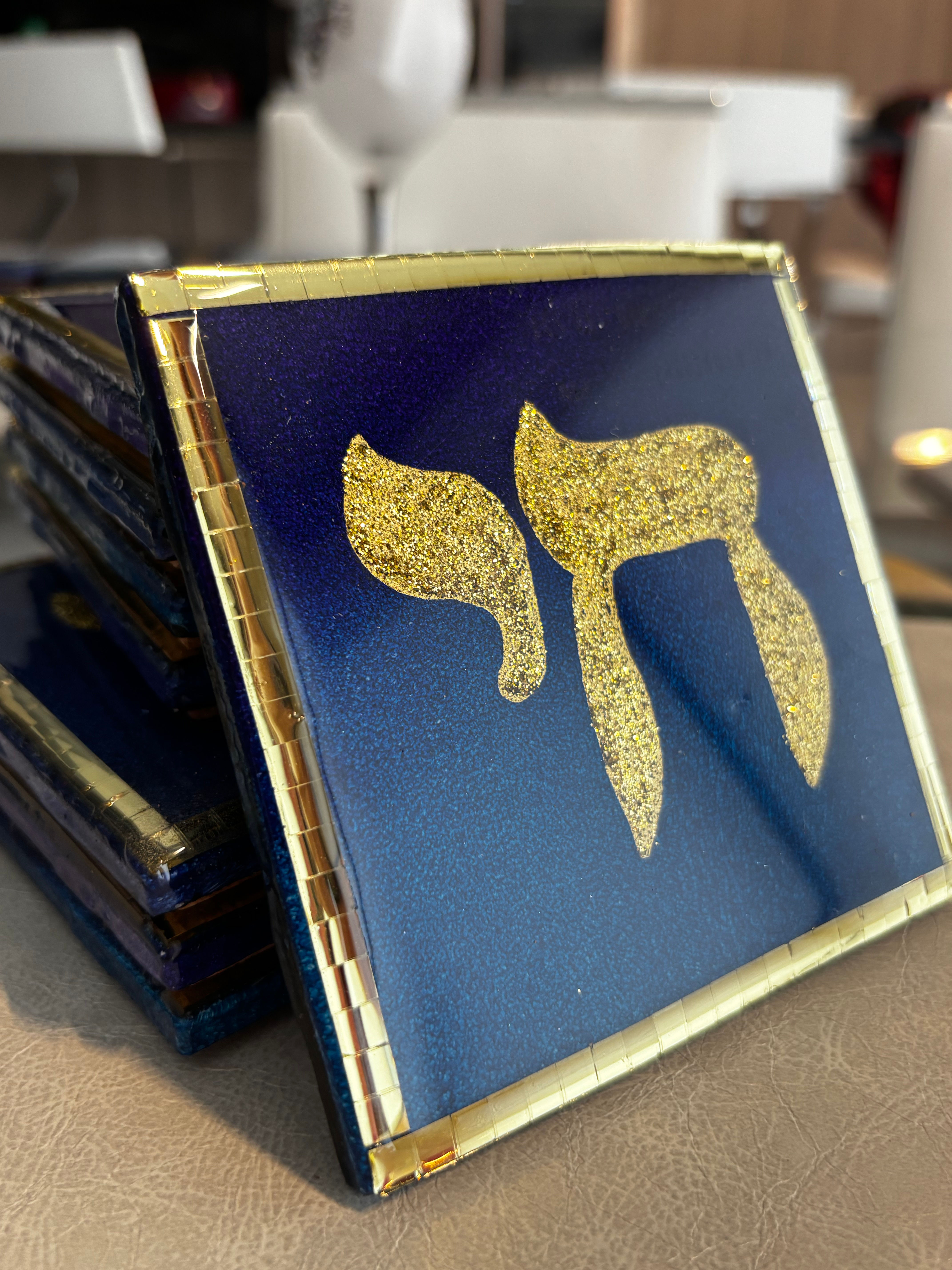 Set of 4 Coasters - Chai - Life