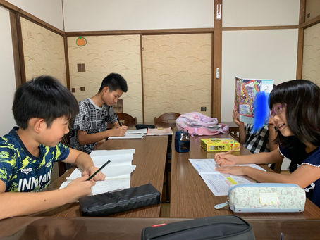 7/24、夏休みの放課後寺子屋みよしです。