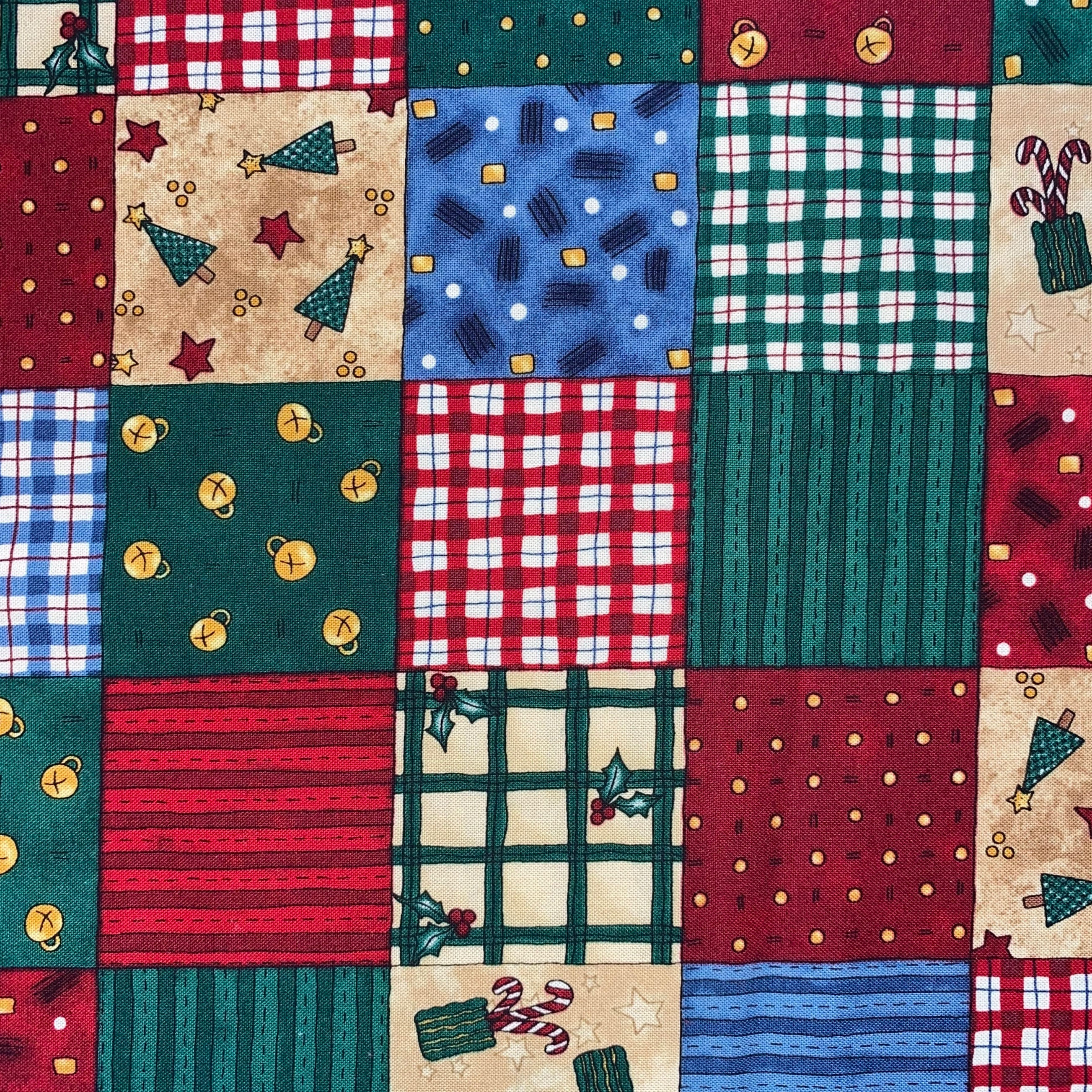 Face Mask - Christmas Patchwork