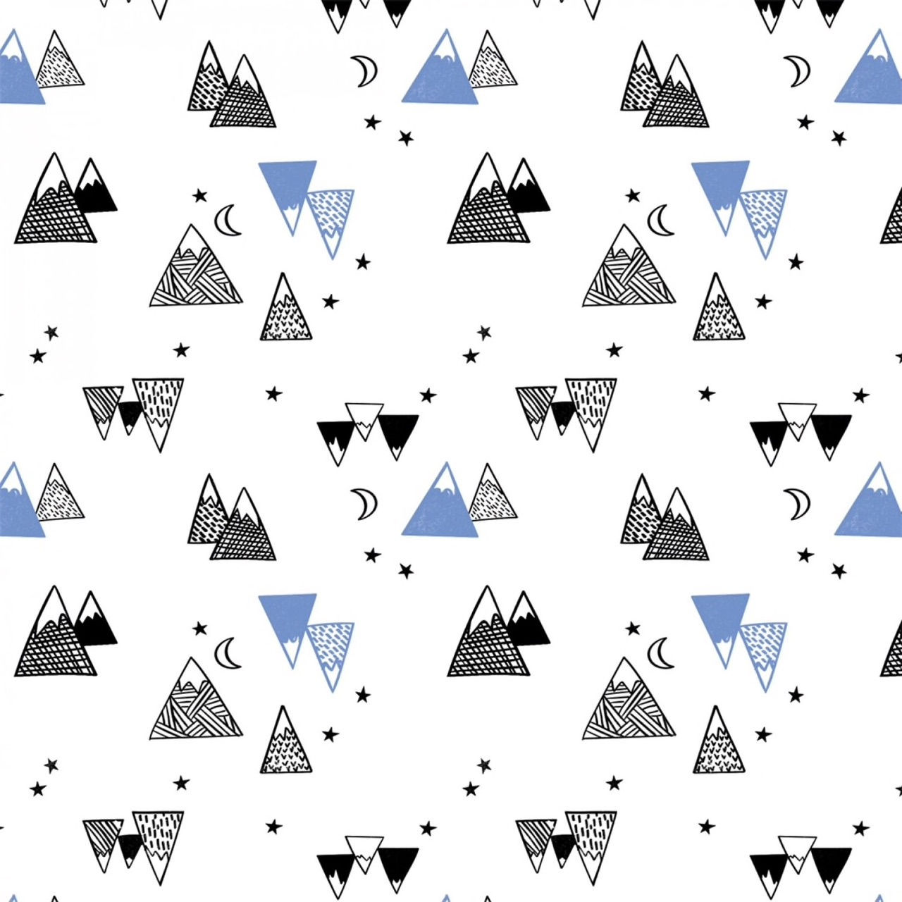 Face Mask - Mountain Peaks