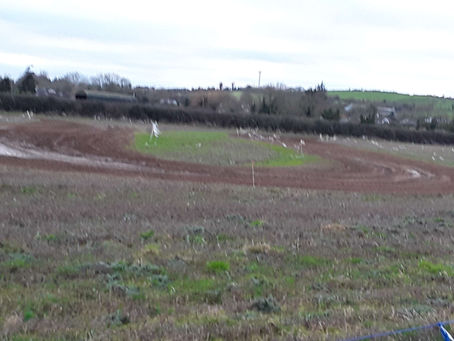 Grass Track Levelled for Sunday Practice