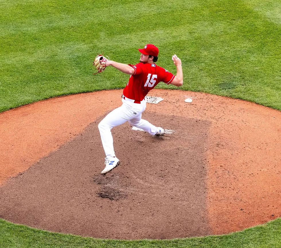 Trey Yesavage playing for the Vancouver Canadians. Courtesy of Vancouver Canadians via Instagram