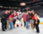 Brandon Bussi with his family and fiancée after winning the Stanley Cup