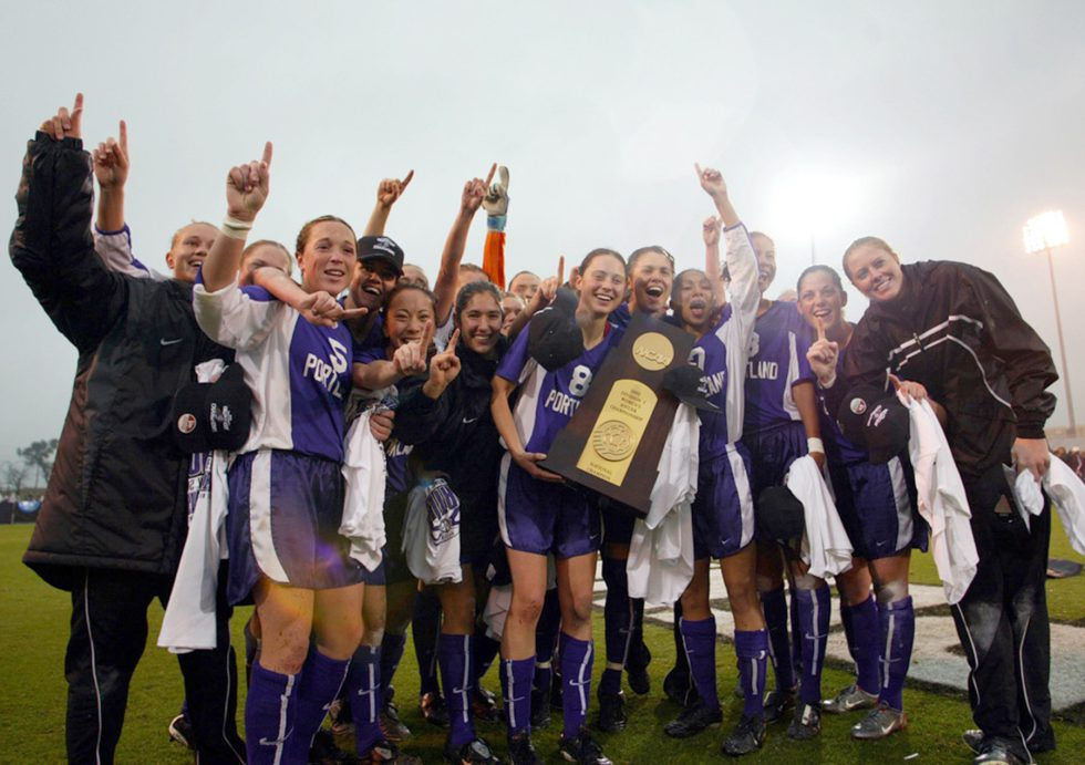 The 2002 University of Portland championship team