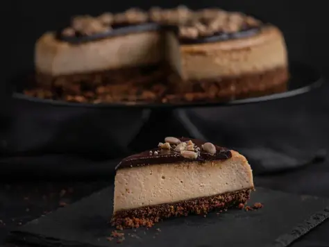 Erdnussbutter Käsekuchen