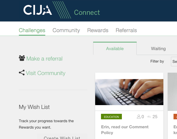 CIJA Connect hub