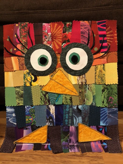Recycled Rainbow Bird