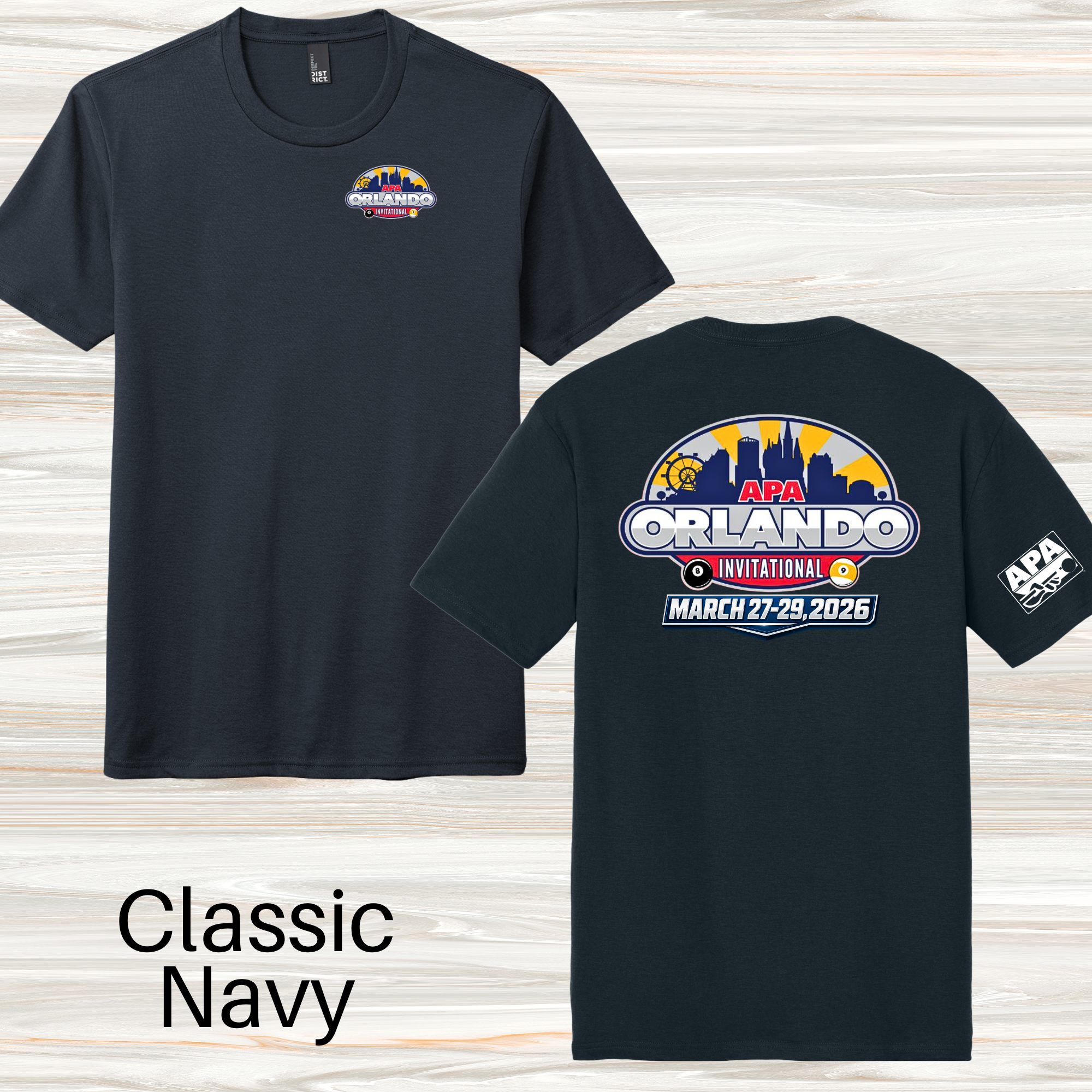 2026 Navy Event Tee