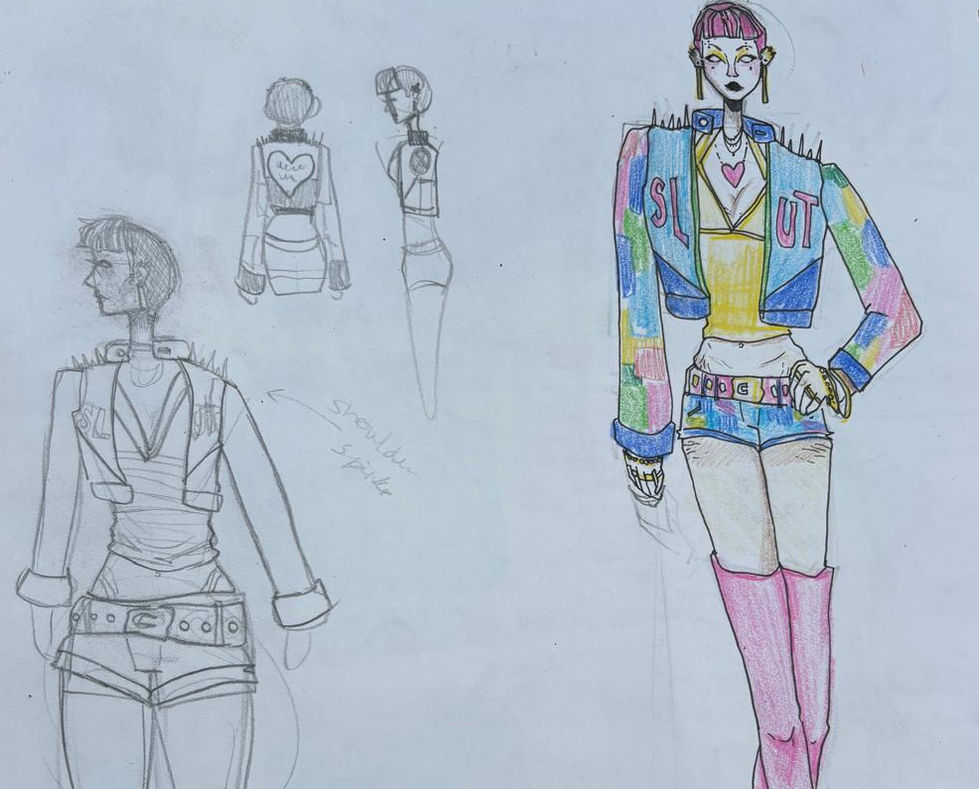 Original design with first sketches