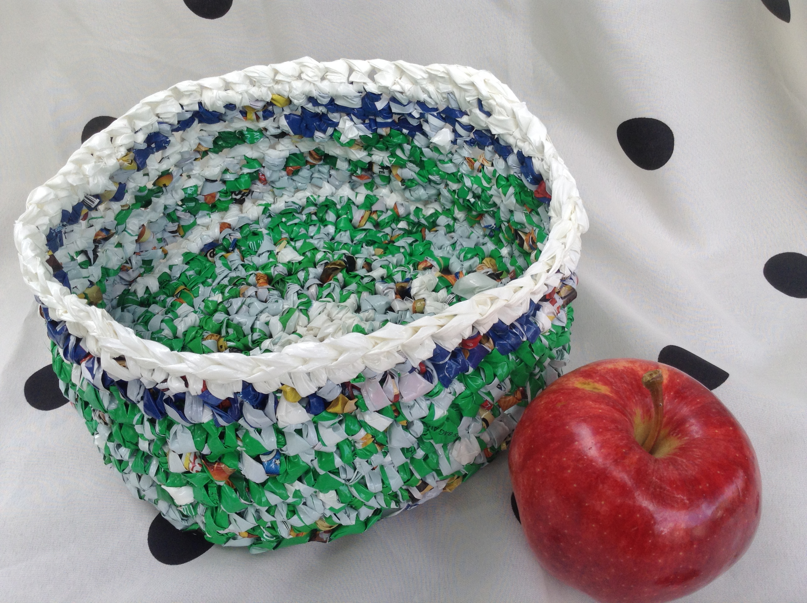 Shallow Plarn Basket