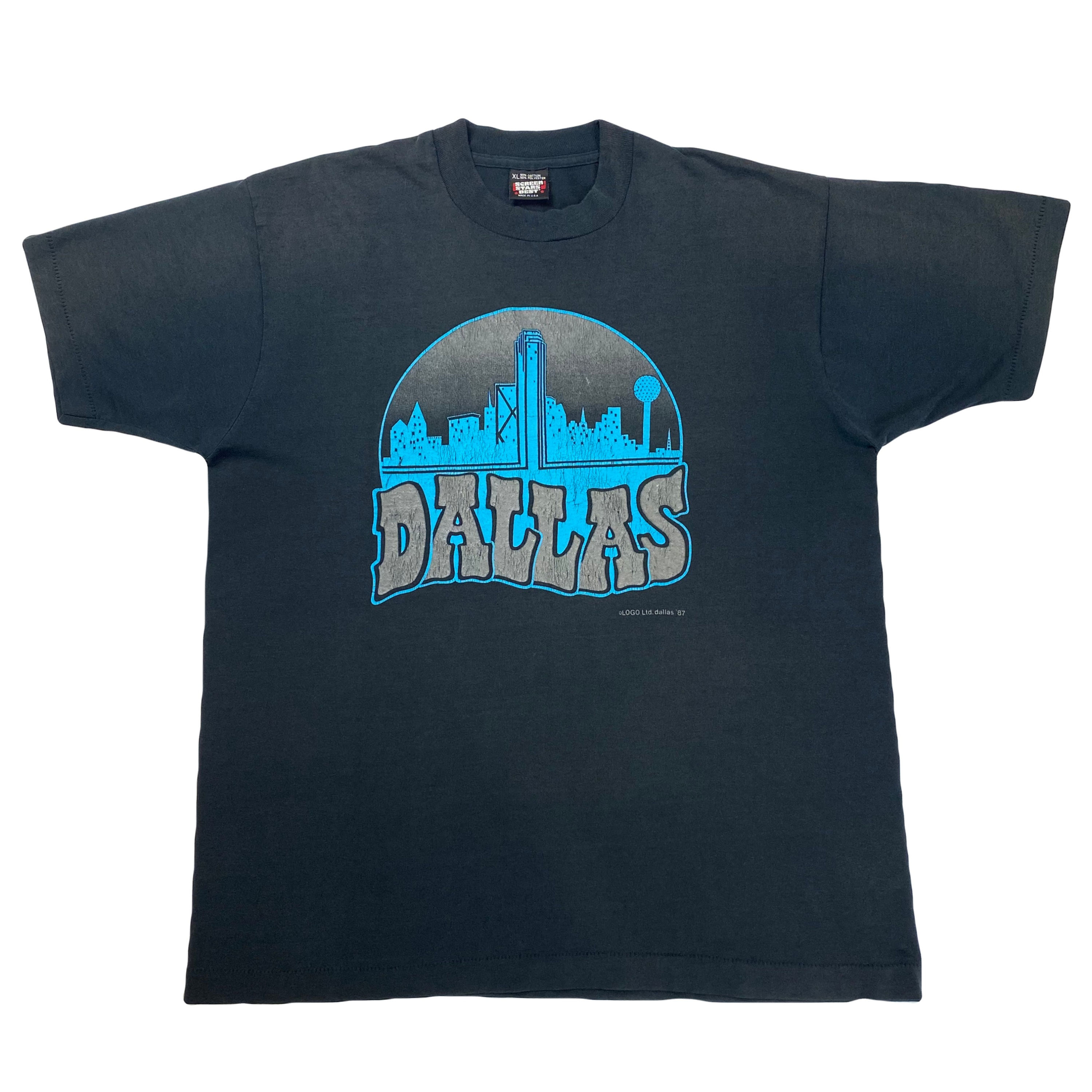 1987 Dallas Tourist Graphic T-Shirt Size XL