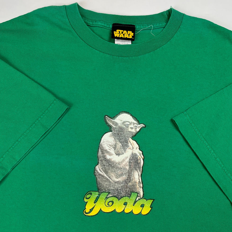 Thumbnail: Yoda Star Wars Y2K T-Shirt Size L