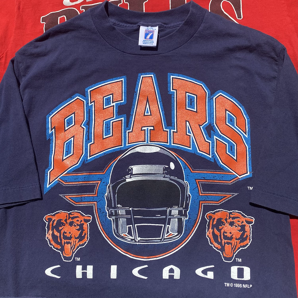 Thumbnail: 1995 Chicago Bears Logo 7 T-Shirt Size L