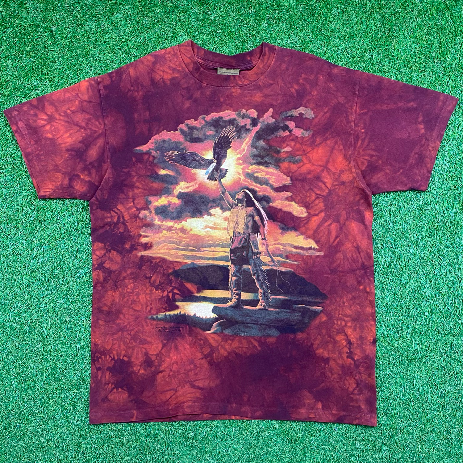 1996 The Mountain Eagle Yellowstone T-Shirt Size XL