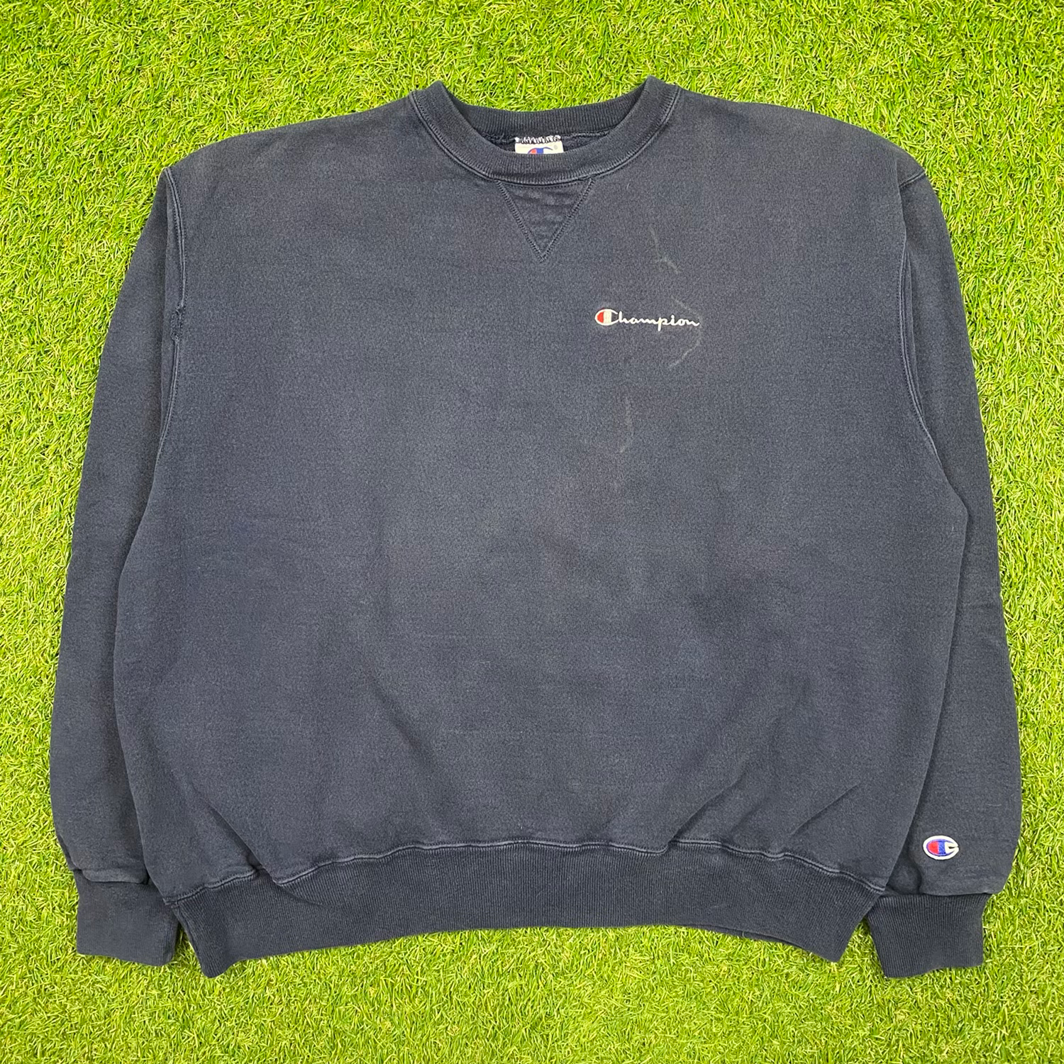 90s Champion Crewneck Sweatshirt Size XXL Navy